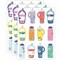 Carson Dellosa We Stick Together Cups & Water Bottles Cut-Outs, 108PK 120651 - alternate 1